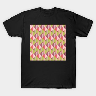 60s Retro vibes pattern with halo effect T-Shirt